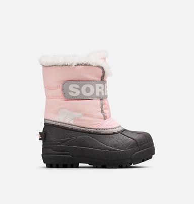 Sorel Snow Commander Boots - Kids Girls Boots Cupid AU843671 Australia